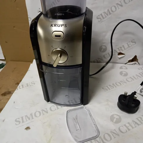 KRUPS EXPERT BURR GRINDER FOR COFFEE BEANS