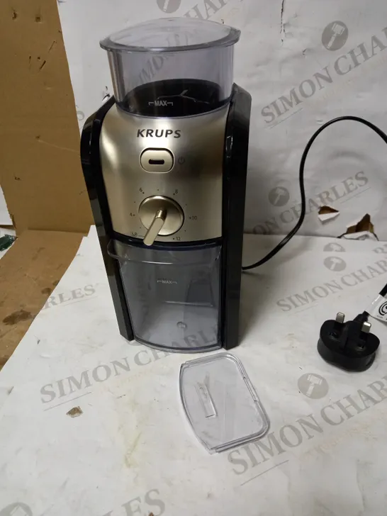 KRUPS EXPERT BURR GRINDER FOR COFFEE BEANS