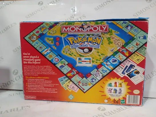 HASBRO MONOPOLY POKÉMON COLLECTORS' EDITION BOARD GAME