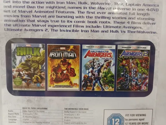 SEALED MARVEL 4 FILM COLLECTION