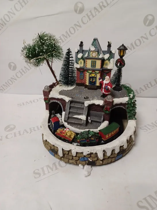 THE CHRISTMAS WORKSHOP 70840 ANIMATED MUSICAL VILLAGE LIGHT UP CHRISTMAS DECORATION