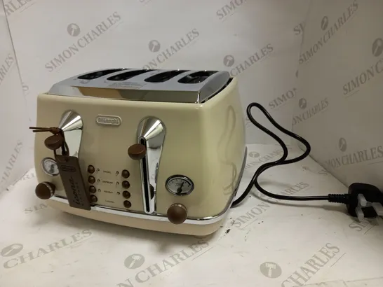 DELONGHI ICONA VINTAGE 4 SLICE TOASTER