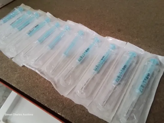 TWO CASES EACH CONTAINING 100 STERILE HYPODERMIC SYRINGES 2ml with 21G × 1.5" SAFETY NEEDLE