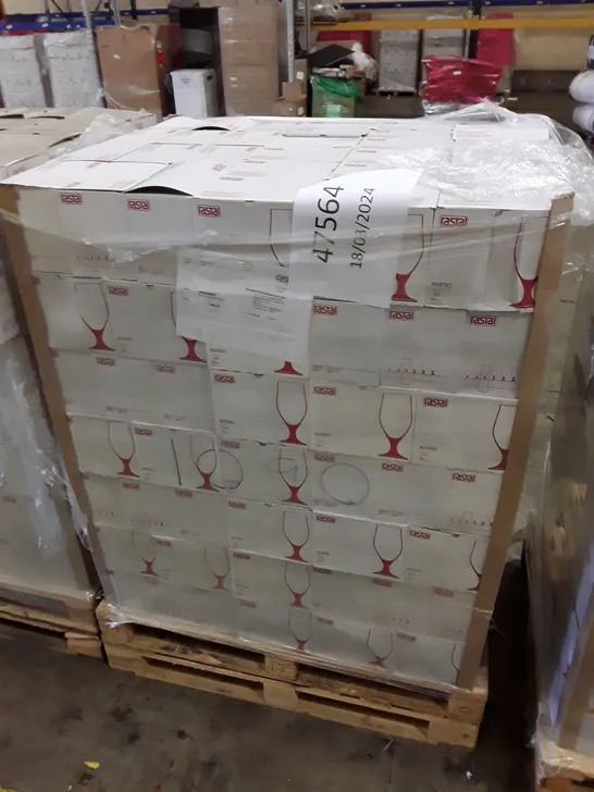 PALLET OF APPROXIMATELY 210 BOXES CONTAINING 6 RASTAL AVIERO 300ML GOBLETS