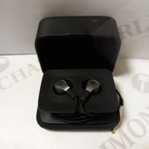 BANG & OLUFSEN B&O PLAY BLACK IN-EAR WIRED EARBUDS