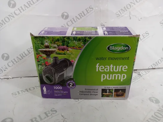 BOXED BLAGDON WATER MOVEMENT FEATURE PUMP