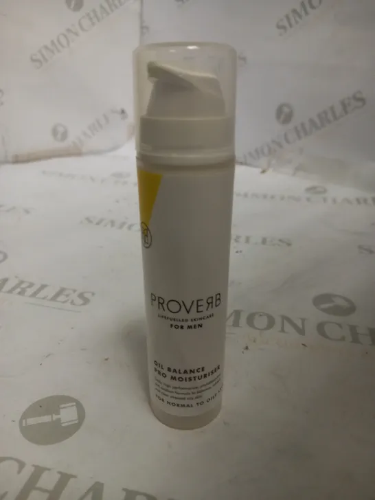 PROVERB LIFE FUELLED SKINCARE FOR MEN OIL BALANCE PRO MOISTURISER