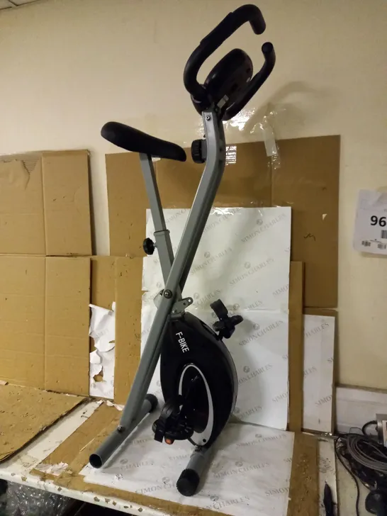 ULTRASPORT FOLDABLE EXERCISE BIKE WITH HAND PULSE SENSORS - COLLECTION ONLY