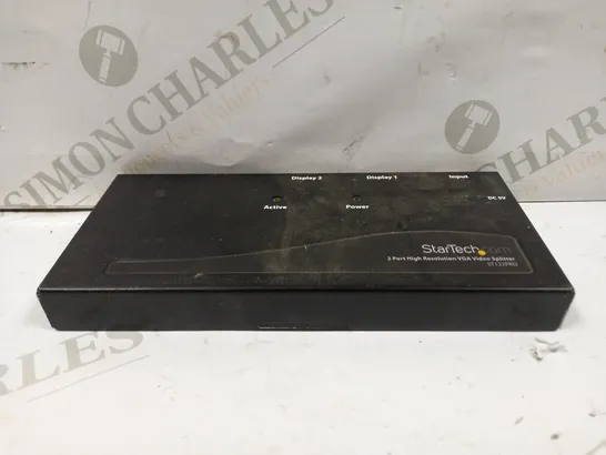 STARTECH 2 PORT HIGH RESOLUTIONVGA VIDEO SPLITTER - ST122PRO