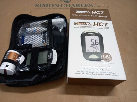 GLUCO RX HCT BLOOD GLUCOSE AND KETONE MONITORING SYSTEM