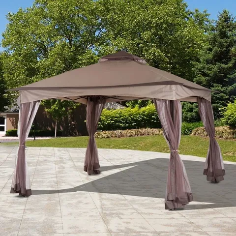 BOXED CALLIHAN 3 X 3M METAL PATIO GAZEBO (1 BOX)