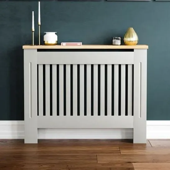 ARLINGTON RADIATOR COVER WHITE/OAK 83.3H X 111H 