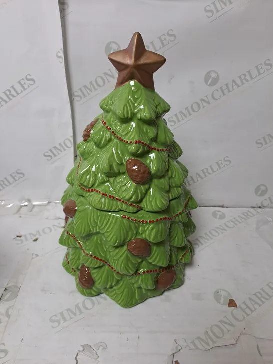 BOXED OUTLET HOMEWORX BY HARRY SLATKIN FESTIVE CERAMIC TREE