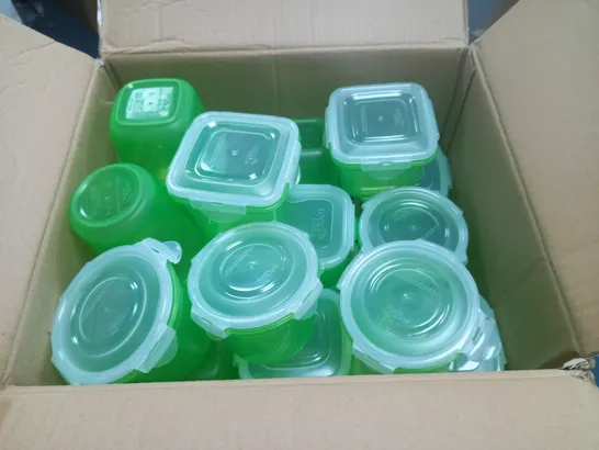 25-PIECE LIME FOOD CONTAINER SET