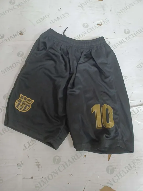 BARCELONA FOOTBALL CLUB IN BLACK- SIZE KIDS 26