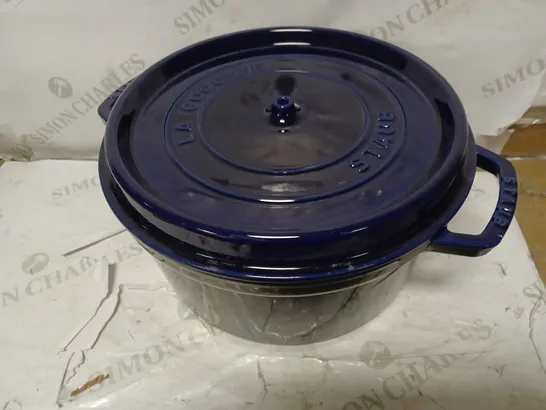 STAUB 1102285 CASSEROLE DISH ROUND WITH LID