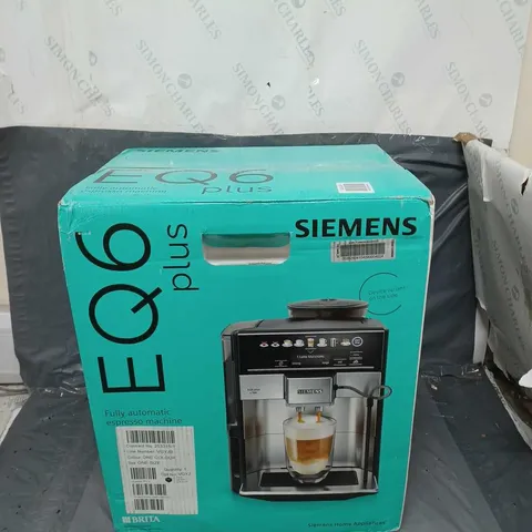 SIEMENS EQ6 BEAN TO CUP COFFEE MAKER 