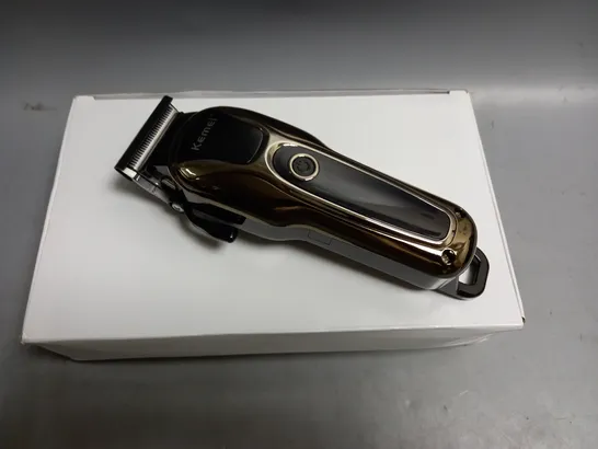 BOXED KEMEI PROFESSIONAL HAIR CLIPPERS KM-1990 GOLD