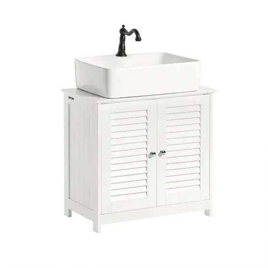 BOXED LYONSDALE 60cm X 58cm X 35cm UNDERSINK STORAGE CABINET (1 BOX)