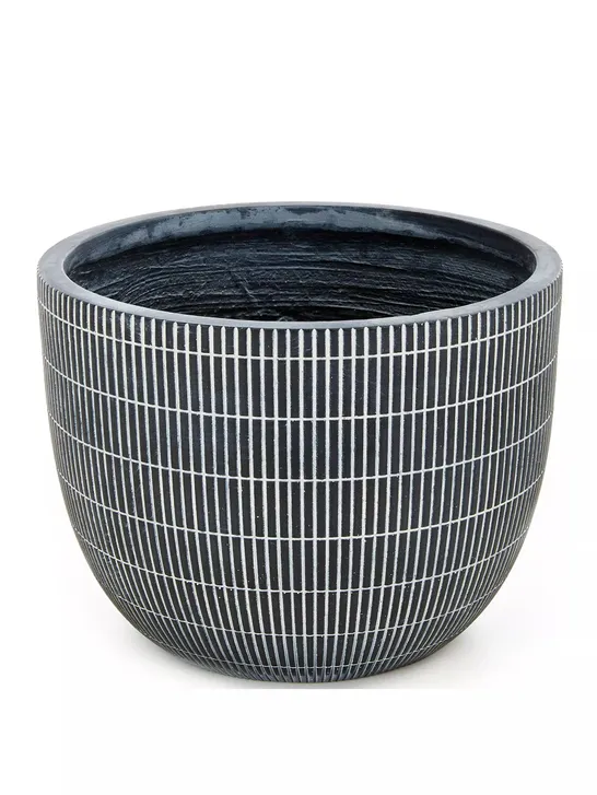 BOXED UNBRANDED PLANTER IN BLACK WASH