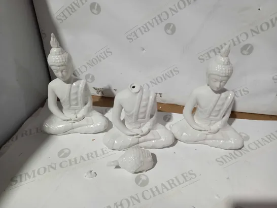 K BY KELLY HOPPEN SET OF 3 SMALL BUDDHAS