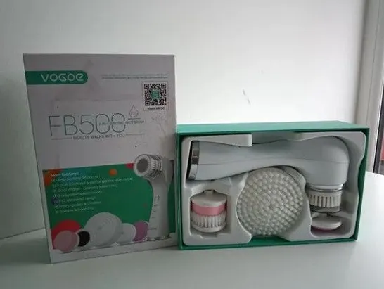 BOXED VOGOE FB500 5-IN-1 ELECTRIC FACE BRUSH