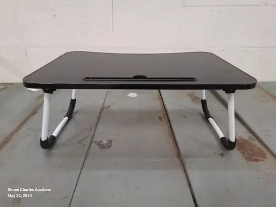 SMALL LAPTOP DESK IN BLACK 