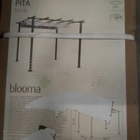 BOXED BLOOMA PITA 3 X 3M GAZEBO 