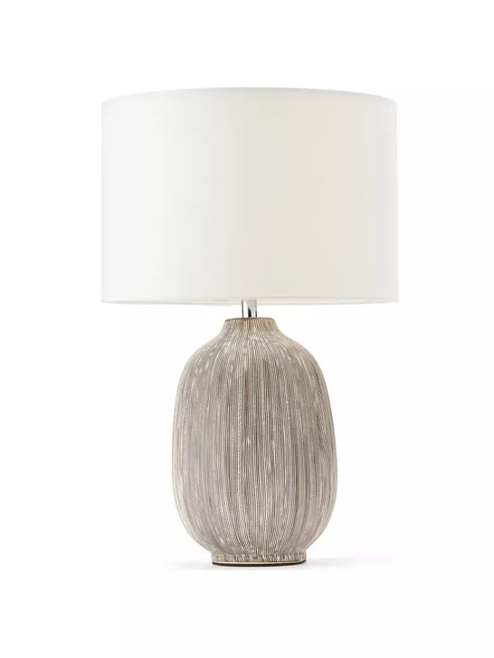 IDEAL HOME SCRATCH TABLE LAMP IN NATURAL RRP £55