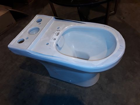 DESIGNER WHITE CERAMIC CLOSE COUPLED WC PAN