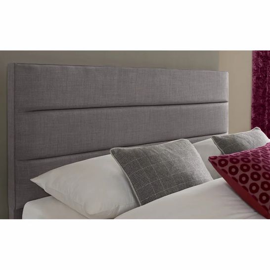 BOXED - OAKHILL UPHOLSTERED DOUBLE HEADBOARD 