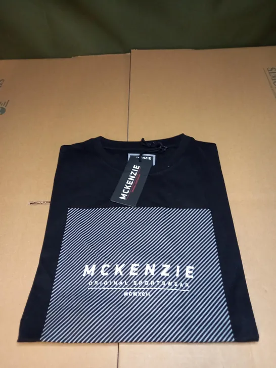 MCKENZIE PALEY T-SHIRT IN BLACK SIZE 13-15 YEARS