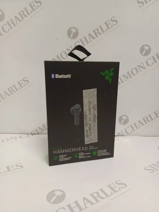 BOXED RAZER HAMMERHEAD TRUE WIRELESS EARBUDS 