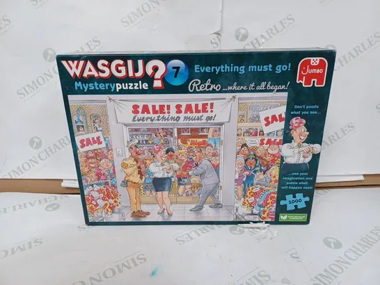 BOXED JUMBO WASGIJ MYSTERY PUZZLE 1000 PIECES