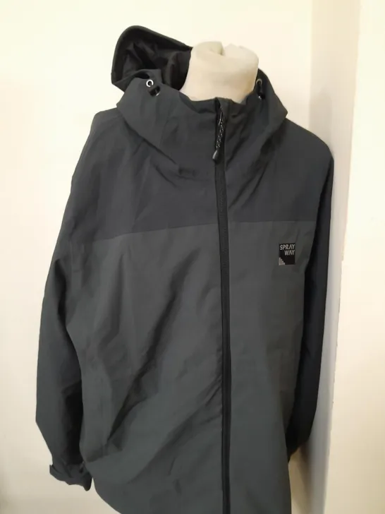 SPRAY WAY ZIPPED WATERPROOF COAT SIZE XL