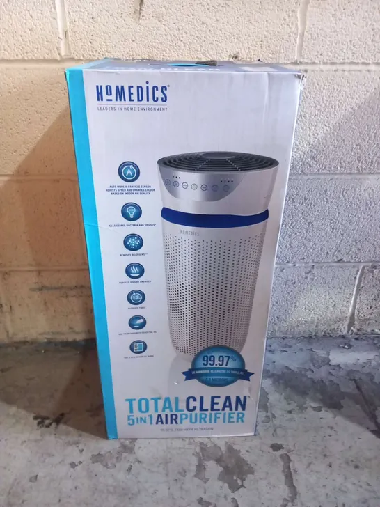 BOXED HOMEDICS TOTAL CLEAN 5-IN-1 AIR PURIFIER