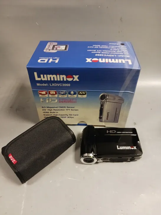 BOXED LUMINOX LXDVC3060 HD VIDEO CAMERA 