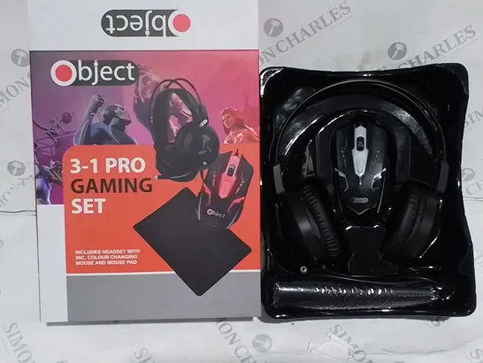 BOXED OBJECT 3 IN 1 PRO GAMING SET