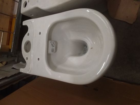 WHITE BACK TO WALL TOILET 