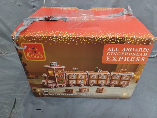 BOXED THREE KINGS GINGERBREAD EXPRESS