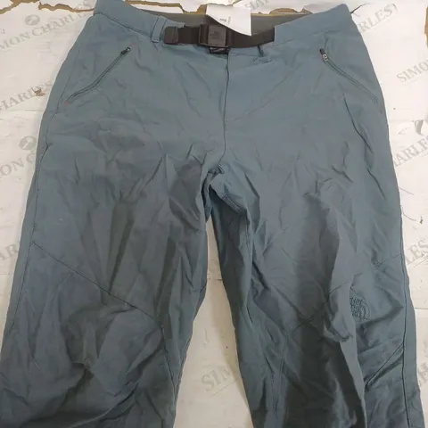 THE NORTH FACE LIGHT BLUE BUCKLE WAIST TROUSERS - MEDIUM