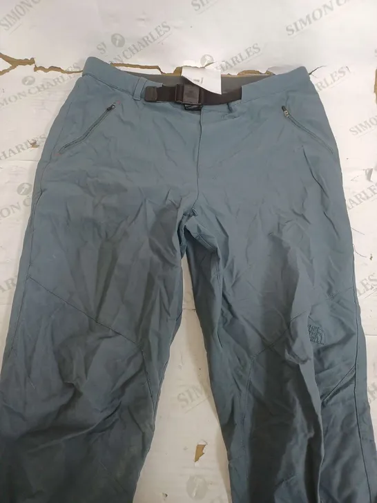 THE NORTH FACE LIGHT BLUE BUCKLE WAIST TROUSERS - MEDIUM