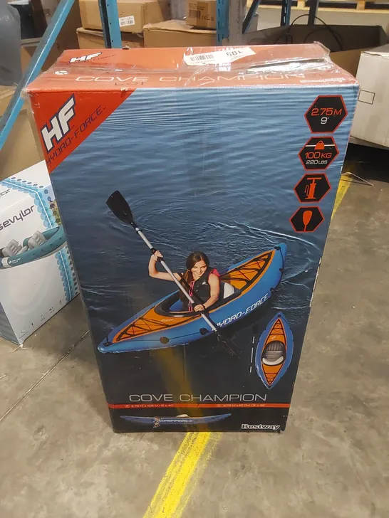 BOXED BESTWAY COVE CHAMPION INFLATABLE KAYAK