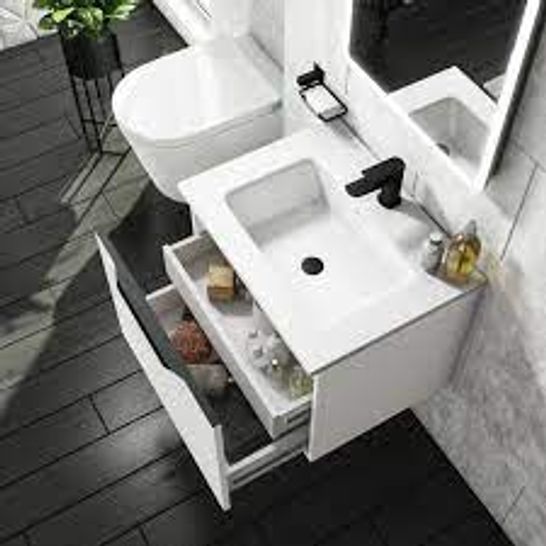 SION 610MM WHITE CERAMIC BASIN 