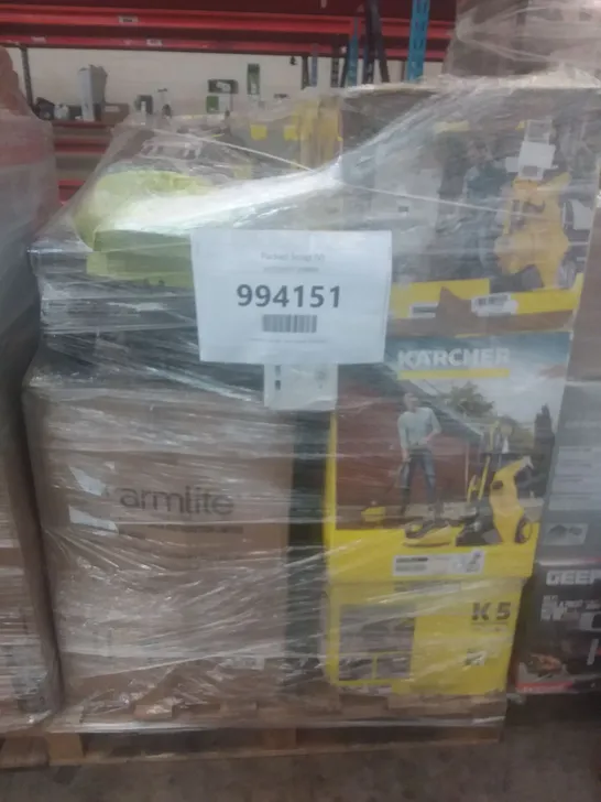 PALLET OF APPROXIMATELY 18 MOSTLY KARCHER ITEMS INCLUDING 