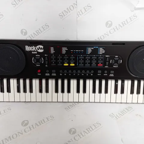 RJ549 ROCKJAM 49 KEY PORTABLE KEYBOARD (BOX WATER DAMAGED) 