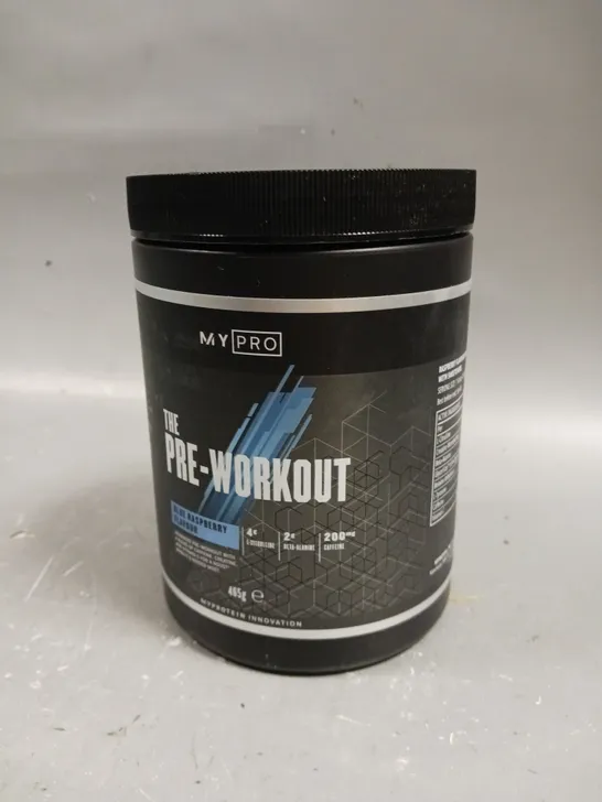 SEALED MY PRO PRE-WORKOUT - BLUE RASPBERRY - 465G