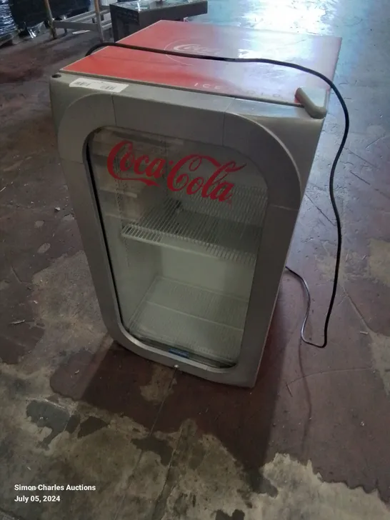 COCA COLA CAN AND BOTTLE FRIDGE 