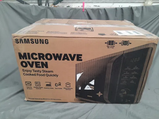 BOXED SAMSUNG MS23K3513AW/EU SOLO 23-LITRE MICROWAVE OVEN - WHITE RRP £139