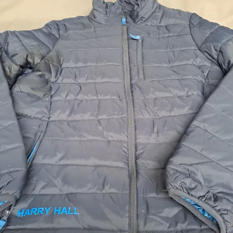 HARRY HALL EPPLEWORTH DOWN LIKE JACKET IN NAVY - SIZE 16